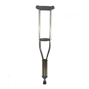 高品質の肥厚ステンレス鋼脇松葉杖 (2)
